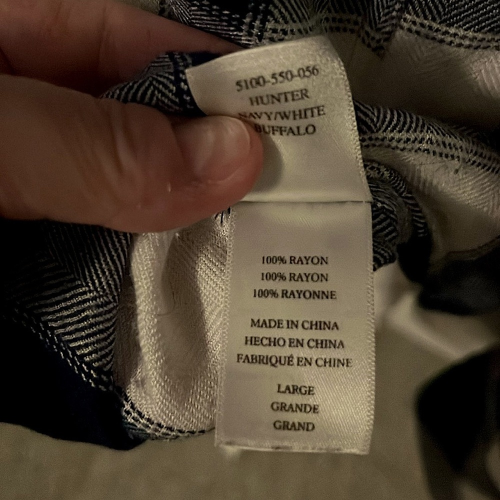 Euc Rails Navy And White Rails Long-Sleeve Button… - image 8